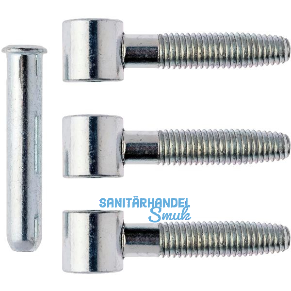 OTLAV Einbohrband Typ 300, Band � 13 mm, Stahl verzinkt