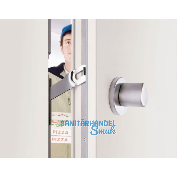 WINKHAUS Knauf mit Rosette f�r T�rw�chter, Edelstahl matt