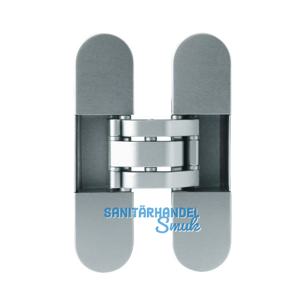 T�rband Invisacta 120 3D inkl.Abdeckkappen,Tragkraft 60kg,Stahl silberf�rbig