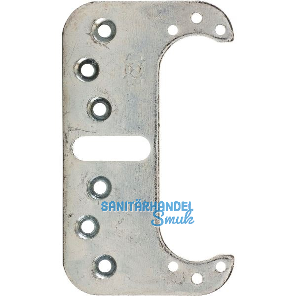 Befestigungsplatte zu T�rband Invisacta 120 3D, Stahl verzinkt