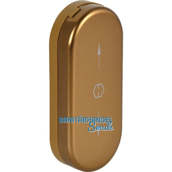 HOPPE Fenster-Griffloch-Verdeckrosette, Aluminium bronze