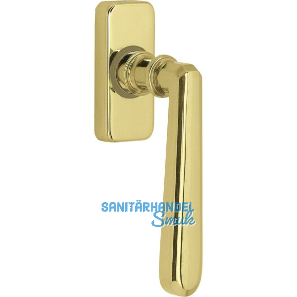 MARCHESI Fenstergriff ALT - WIEN - VK 7 x 37 , 45 /90 Grad Rast., Messing pol.