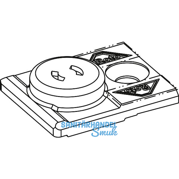 ROTO E-Tec Control Montageclip zu Ringmagnet MVS