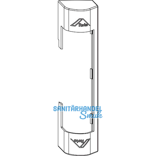 ROTO NX Abdeckkappe Axerlager T Standard Holz R01.1 natursilber