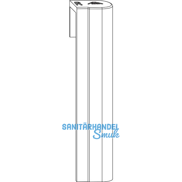 ROTO NX Abdeckkappe Falzeckband T Holz R01.1 natursilber links