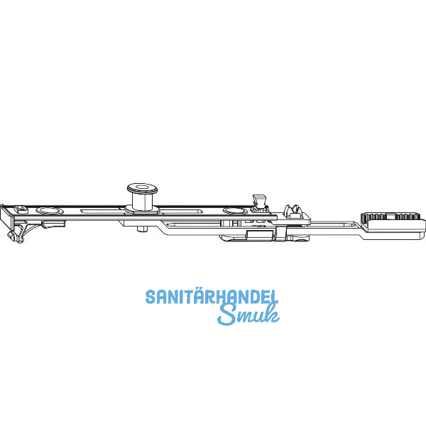 ROTO E-Tec Control NT/NX Getriebeanschluss MVS 1P Zapfen silber