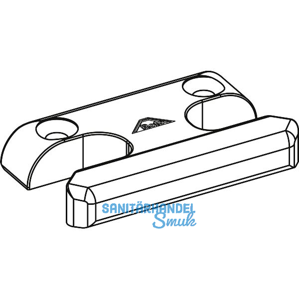 ROTO NT/NX Schlie�st�ck Holz Eurofalz 30 mm 13V Zink +0,7 mm Anpressdruck