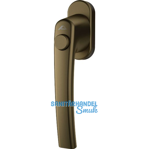ROTO Fenstergriff ROTOLINE - Druckknopf, Aluminium mittelbronze eloxiert