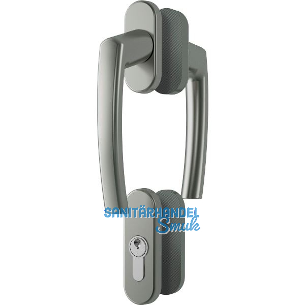 ROTO Balkont�rgriffgarnitur ROTOLINE hoch, Aluminium titan eloxiert