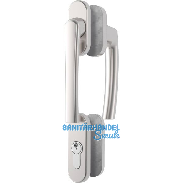 ROTO Balkont�rgriffgarnitur ROTOLINE niedrig, Aluminium silber eloxiert