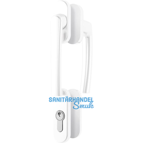 ROTO Balkont�rgriffgarnitur ROTOLINE niedrig, Aluminium wei�