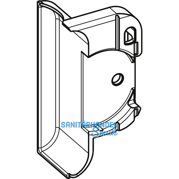 ROTO NX Fr�sabdeckung Axerlager T Holz 5/18-13 Zinkdruckguss silber rechts