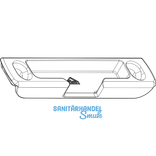 ROTO NT/NX Kipplager Holz einfr�sbar Falzluft 5mm Falztiefe 25mm 13V links Zink
