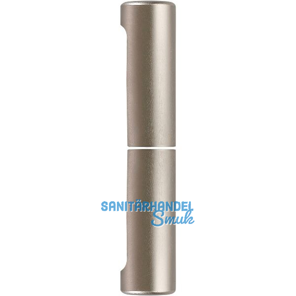 SOLIDO Aufsteckh�lsen, flachrund, Band � 14 mm, Aluminium vernickelt matt