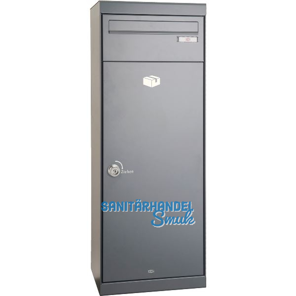 RENZ Paketkasten QUBO - L, Graualuminium