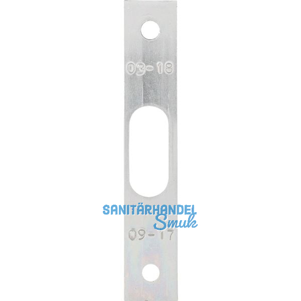 KFV Flachschlie�blech f�r Riegel oben u. unten,18x100mm zu Stulpfl�gelb. AS2600