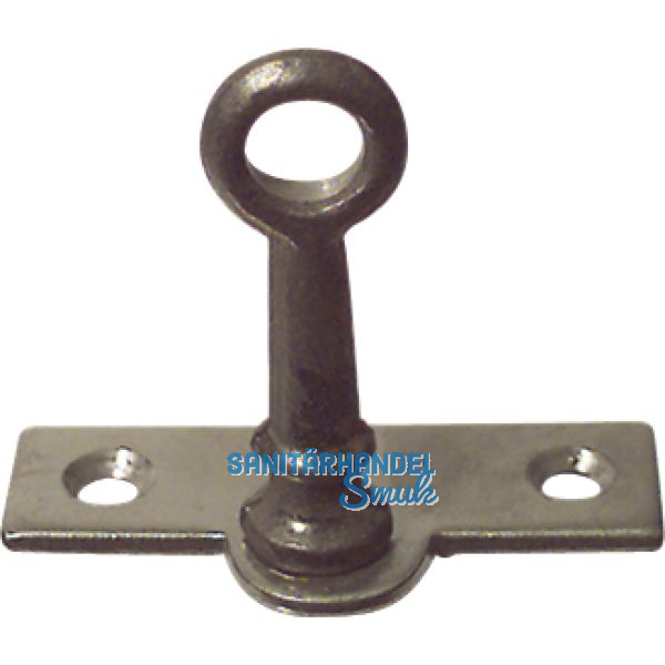 Aufspreizstangenkloben mit austragender Platte, Stahl blank