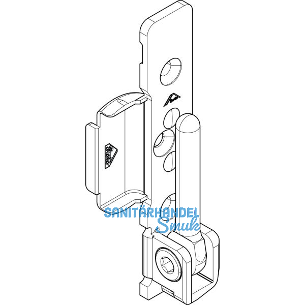 ROTO NT/NX Ecklager E5/T Holz 12/20 verstellbar 2 Bohrzapfen 7 mm 150 kg links