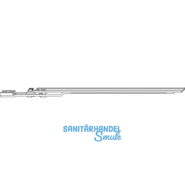 ROTO NT/NX Getriebeverl�ngerung L=330 mm ohne Zapfen kuppelbar silber
