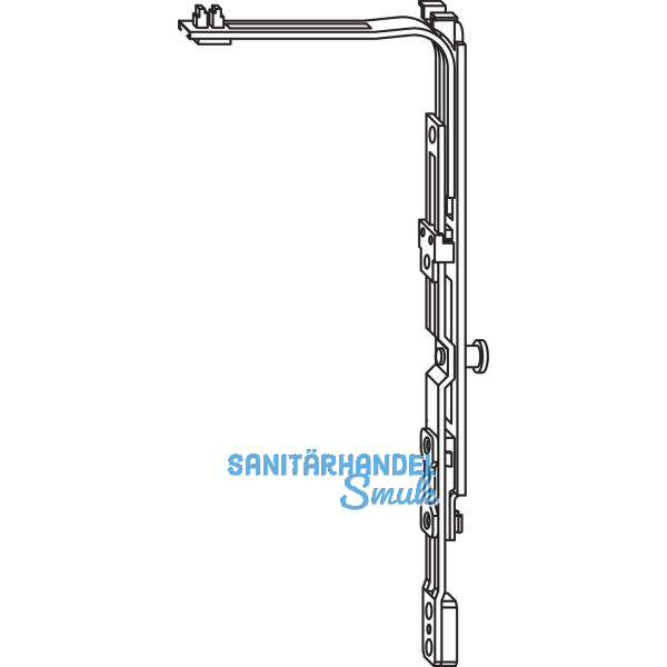 ROTO NT/NX Eckumlenkung Axer 1P-Zapfen silber