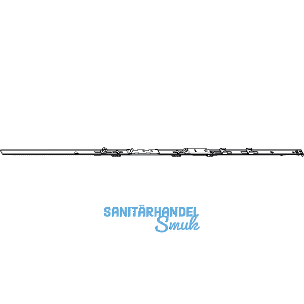ROTO NT/NX Axerstulp Designo Sicherheit 1V L= 890 mm FFB 801-1000 mm silber