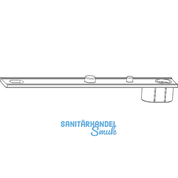 ROTO E-Tec Control Montageaufnahme f�r Falzmagnet Kunststoff RAL 7035