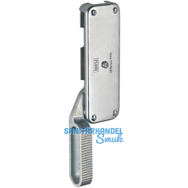 Falttortreibriegel, Hub 29, 180 x 60 x 22 mm, links, verzinkt