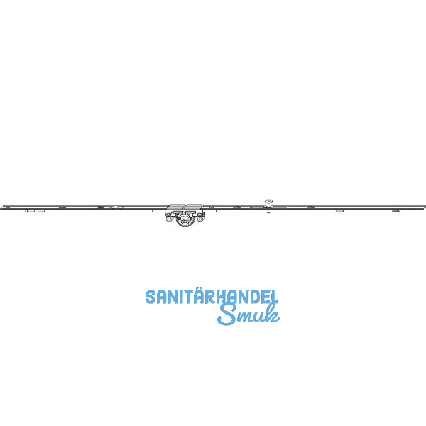 ROTO NT/NX DK-Getriebe KSR konstant DM 15 mm L=1090/513 mm 1V silber