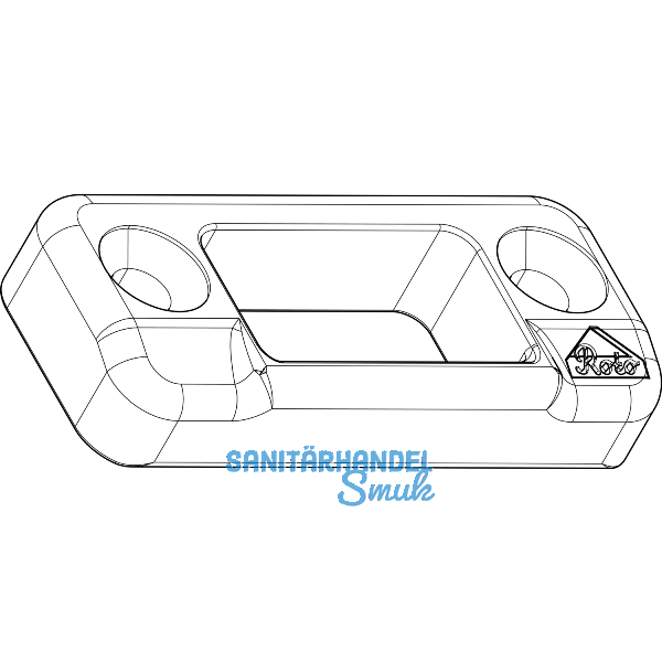 ROTO NT/NX Schlie�st�ck 2-flg. Holz Eurofalz 24 mm 13V Zink