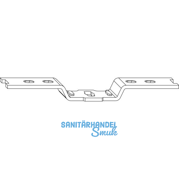 MACO Kipp- und Drehband AS/PVC f�r PVC 80 kg L=130 mm silber (94030)