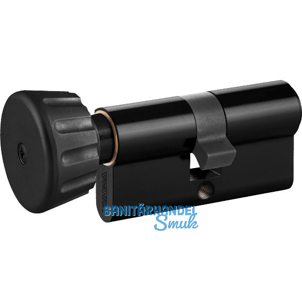 DORMAKABA Knaufzylinder expert plus, verschiedensperrend, 70/K60 schwarz