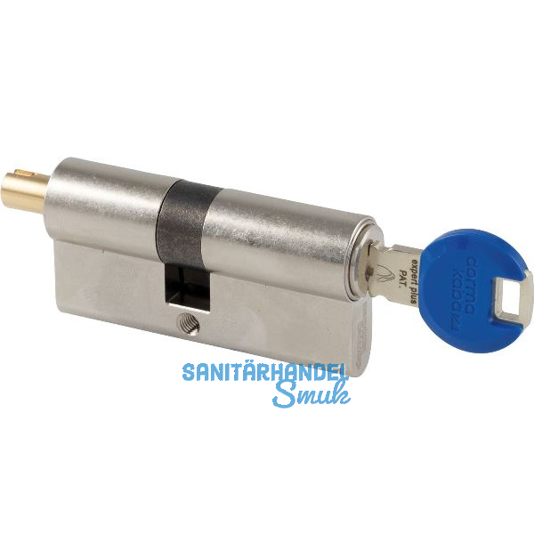 DORMAKABA Wellendoppelzylinder expert plus, verschiedensperrend, 30/W50