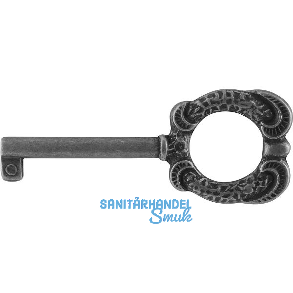 M�belschl�ssel Faial L�nge 83 mm, ZN eisenf�rbig br�niert