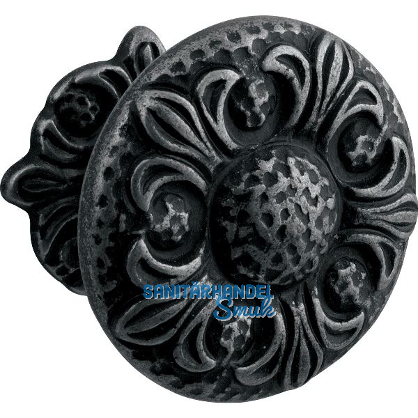 Knopf Faial � 33 mm, Tiefe 24 mm, ZN eisenf�rbig br�niert
