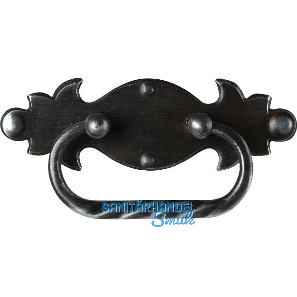 H�ngegriff Forger ohne Schl�sselloch LA 40 mm, Breite 115 mm, Eisen altverzinnt