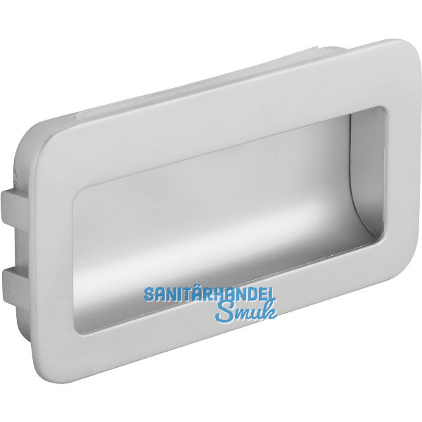 Muschelgriff Atauro Breite 110 mm, Einlassma� 103 x 49 mm, ZN verchromt matt