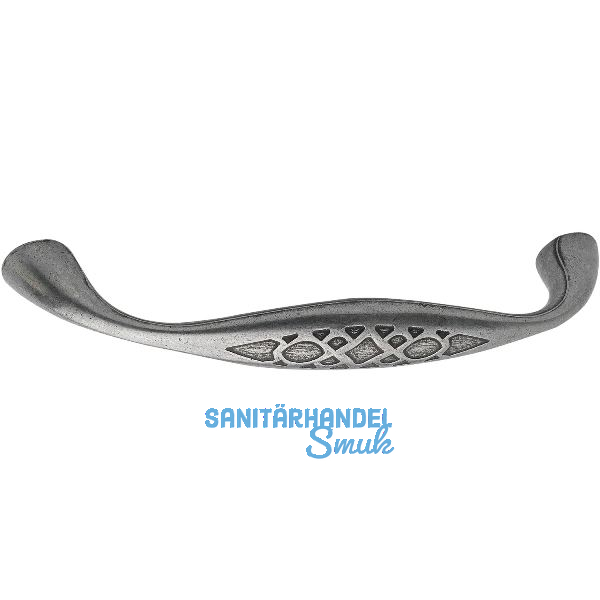 Griff Djerba LA 128 mm, Breite 147 mm, Zinkdruckguss verzinnt antik