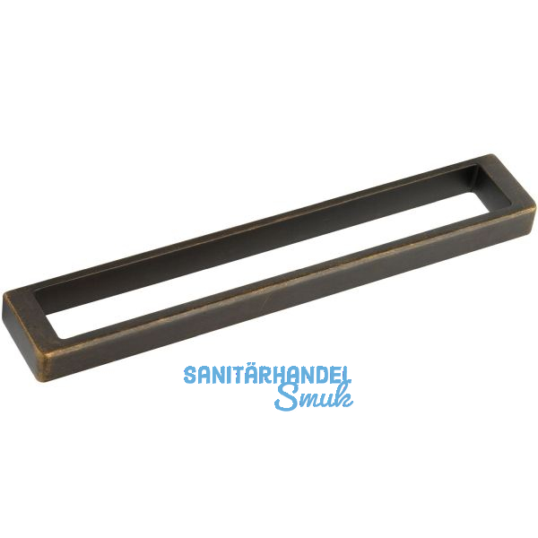 Griff Cubico LA 192 mm, Breite 201 mm, ZN antik braun
