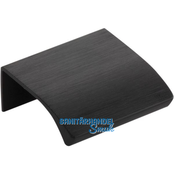 Griffleiste Edge Straight LA 20 mm, L�nge 40 mm, Aluminium schwarz matt