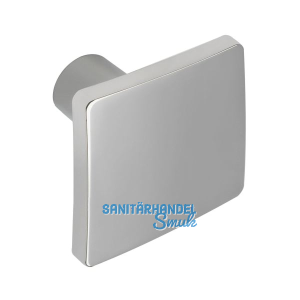 Knopf Lugus Breite 32 mm, Tiefe 24 mm, ZN verchromt poliert