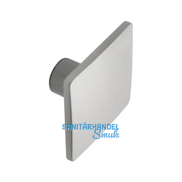 Knopf Lugus Breite 50 mm, Tiefe 25 mm, ZN alufarbig