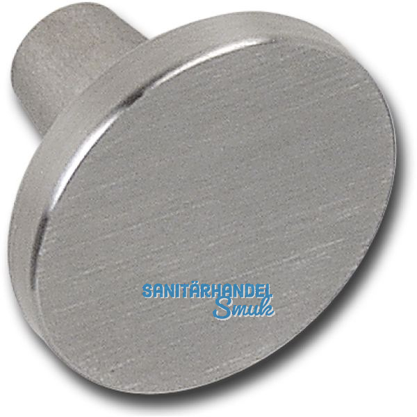 Knopf Epona � 25 mm, Tiefe 20 mm, Edelstahl geb�rstet