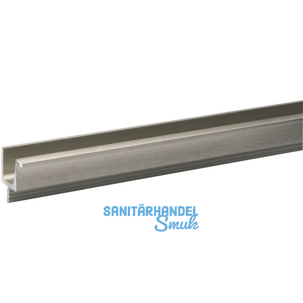 Griffleiste Wall Up L�nge 2000 mm, abl�ngbar, Aluminium Edelstahl Effekt