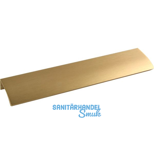 Griffleiste Edge Straight LA 2x80,L�nge 200 mm,Aluminium messing matt geb�rstet