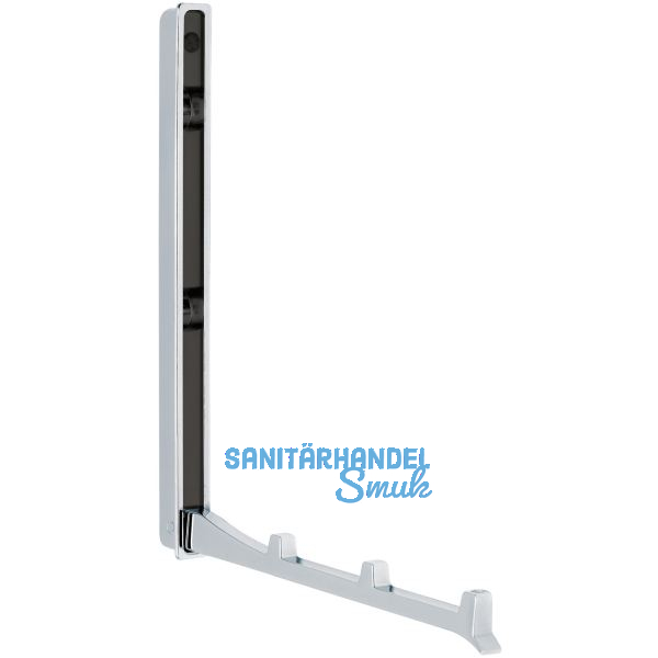 Klapphaken Came zum Einlassen - 3 Haken, H�he 177 mm, ZN verchromt poliert