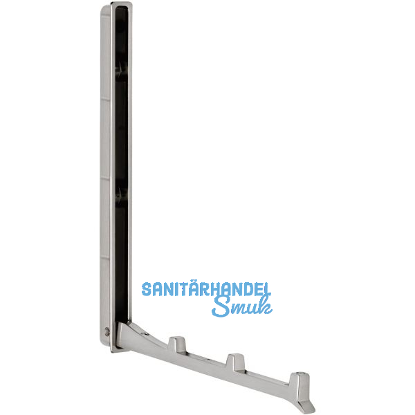 Klapphaken Came zum Einlassen - 3 Haken, H�he 177 mm, ZN Edelstahl Effekt