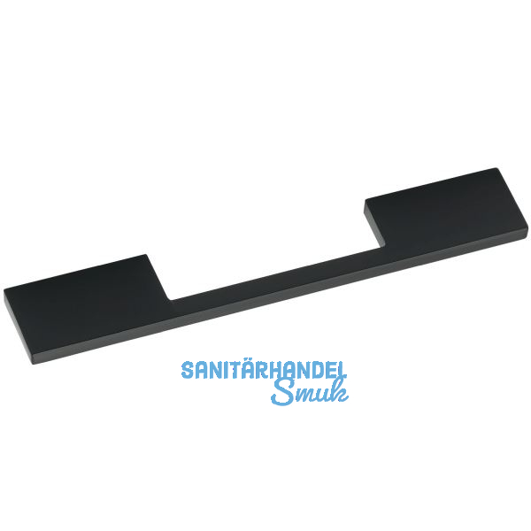 Griff Nestis LA 128 mm, Breite 200 mm, ZN schwarz matt lackiert