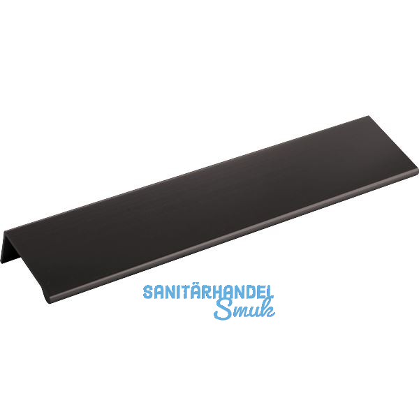 Griffleiste Piojo 3000 mm zum Aufkleben, Aluminium schwarz matt