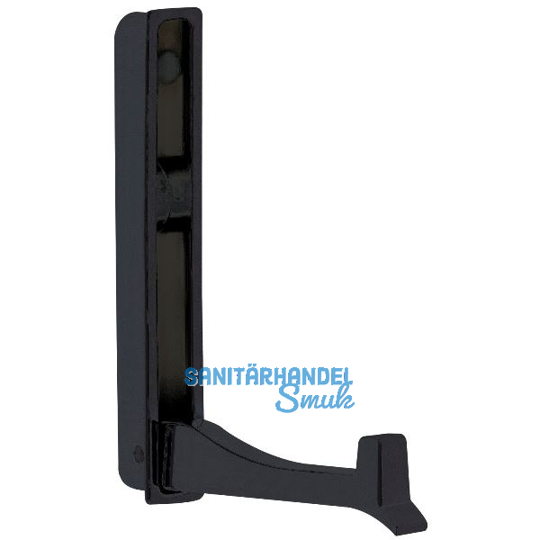 Klapphaken Came zum Einlassen - 1 Haken, H�he 93 mm, ZN schwarz matt