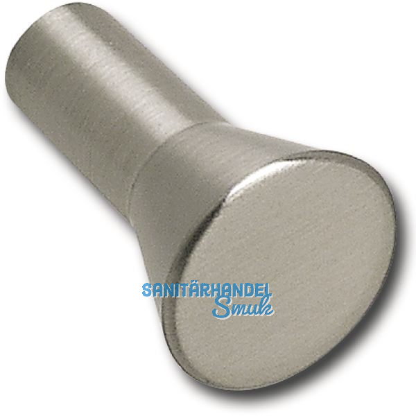 Knopf Karme � 15 mm, Tiefe 24 mm, ZN Edelstahl Effekt